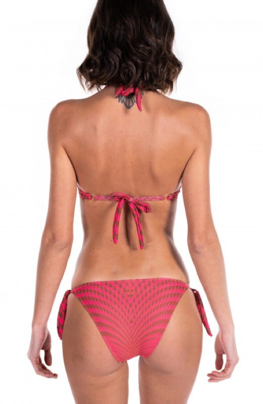 Wired Bikini with geometric Pattern