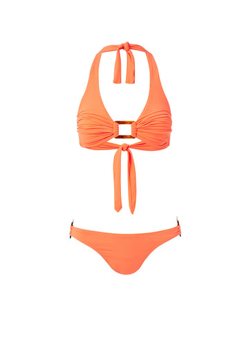 Paris Triangle Bikini Orange