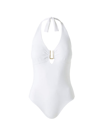 Tampa Padded Swimsuit White