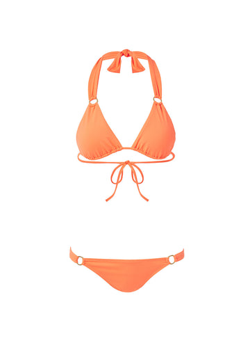Caracas Padded Triangle Bikini Orange