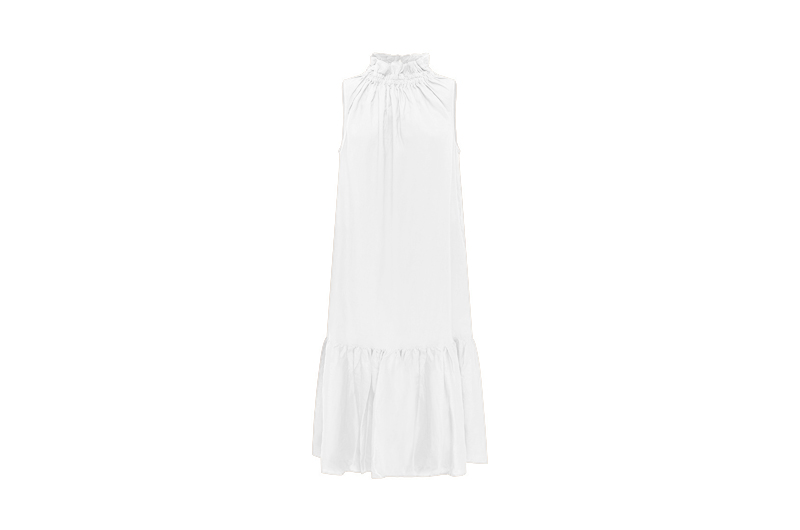 Garland Maxi-Dress White
