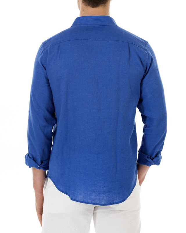 Linen shirt french blue