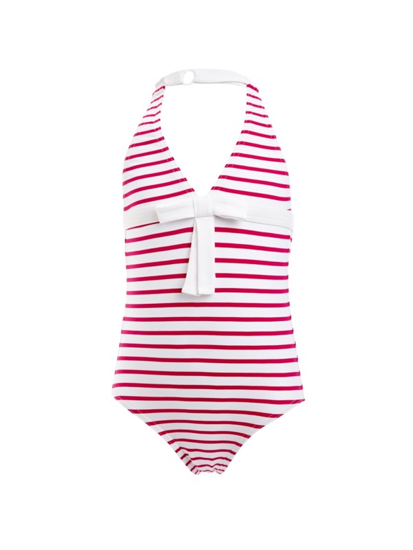 Baby Maddie Swimsuit Berry Stripe