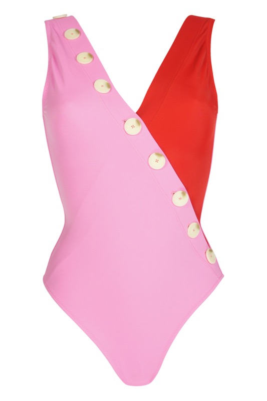 Kate swimsuit pink/red