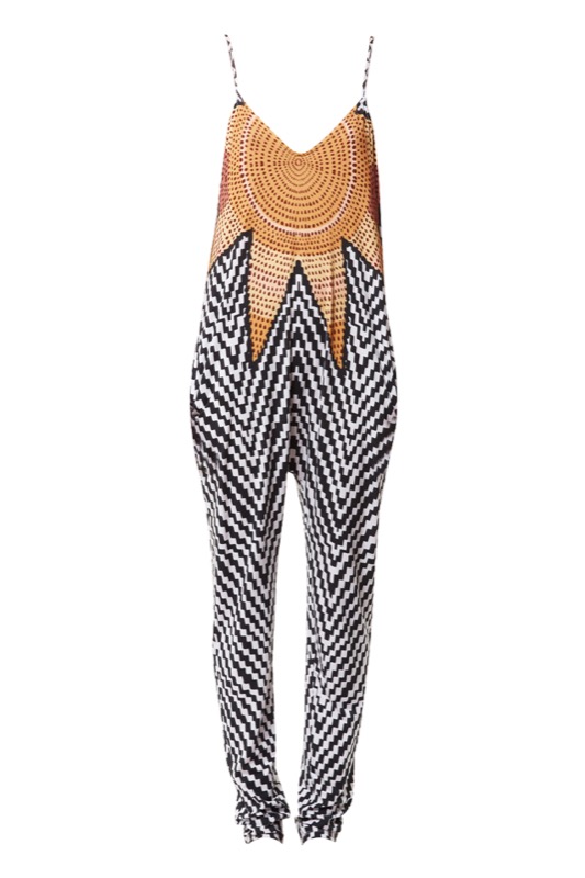 Jumpsuit with pattern print