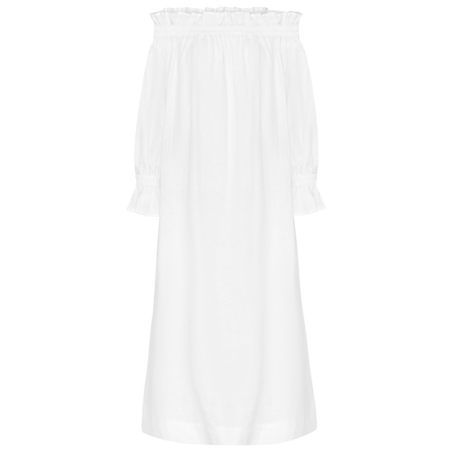 Spalla Maxi-Dress White