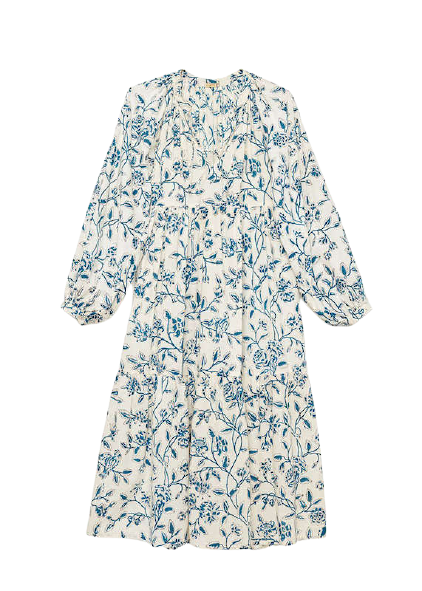 Jaya Birdsong Dress Off-White
