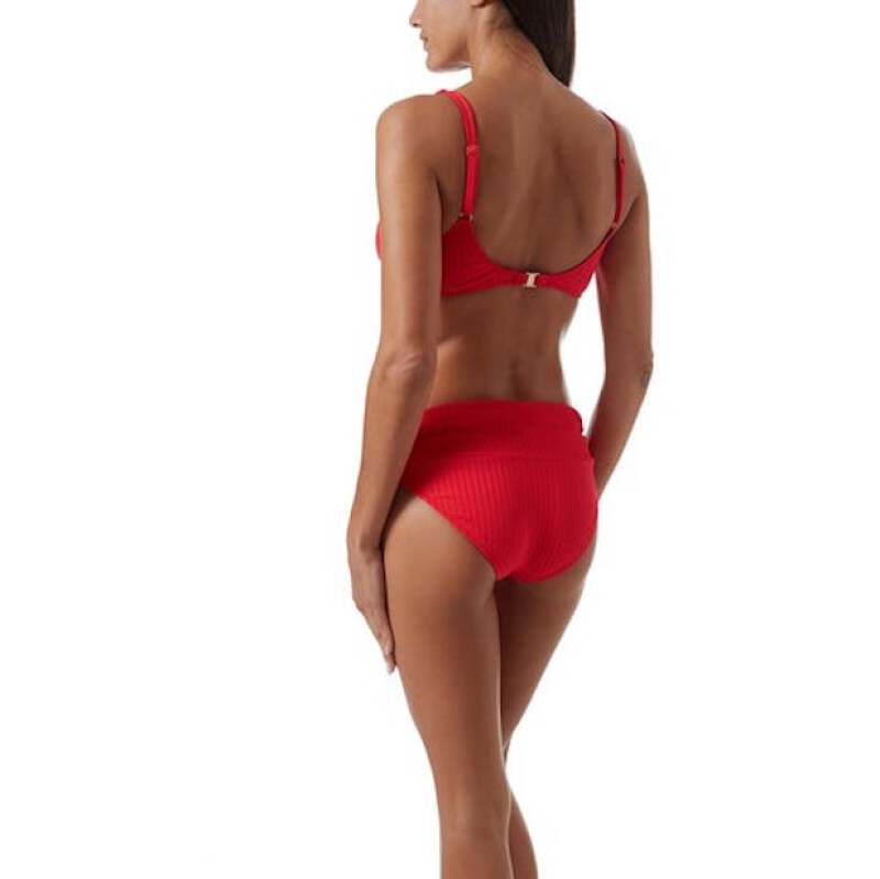 Bel Air Wired Bikini Red Ribbed