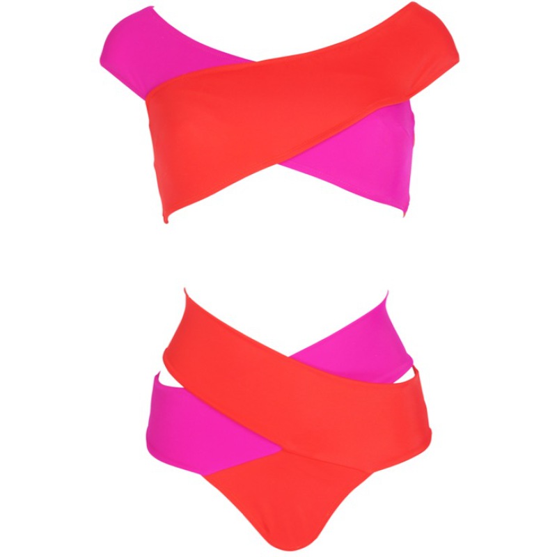 Lucette bikini fuchsia/red