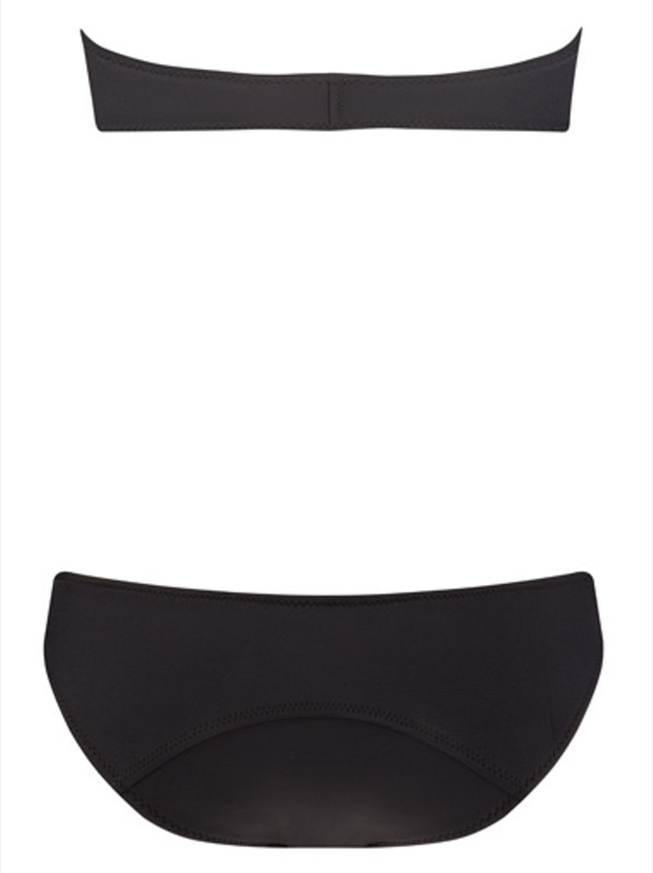 Lauren Neoprene Bikini black