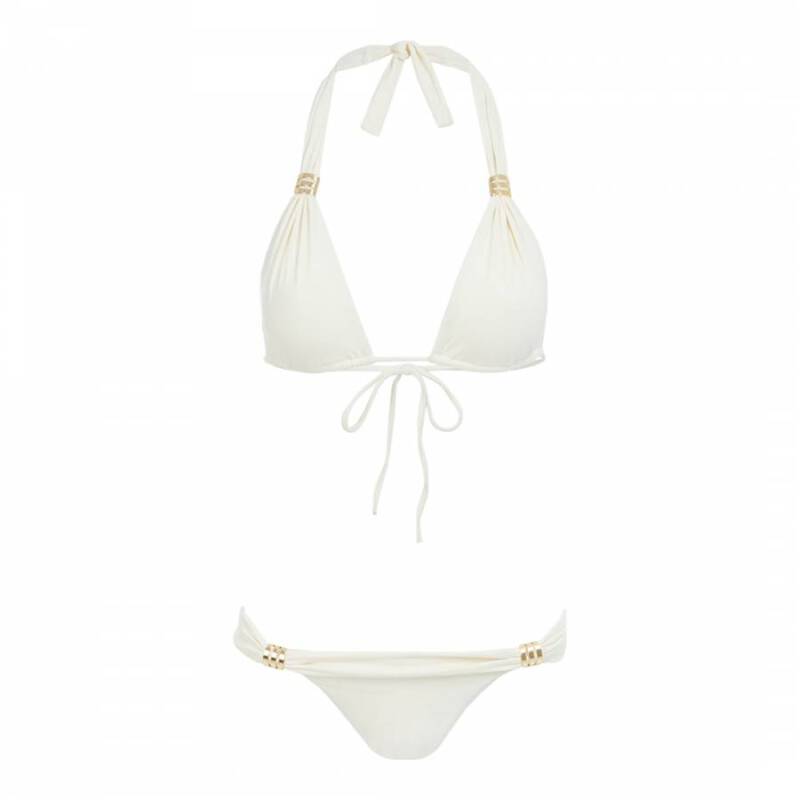 Grenada Padded Triangle Bikini White