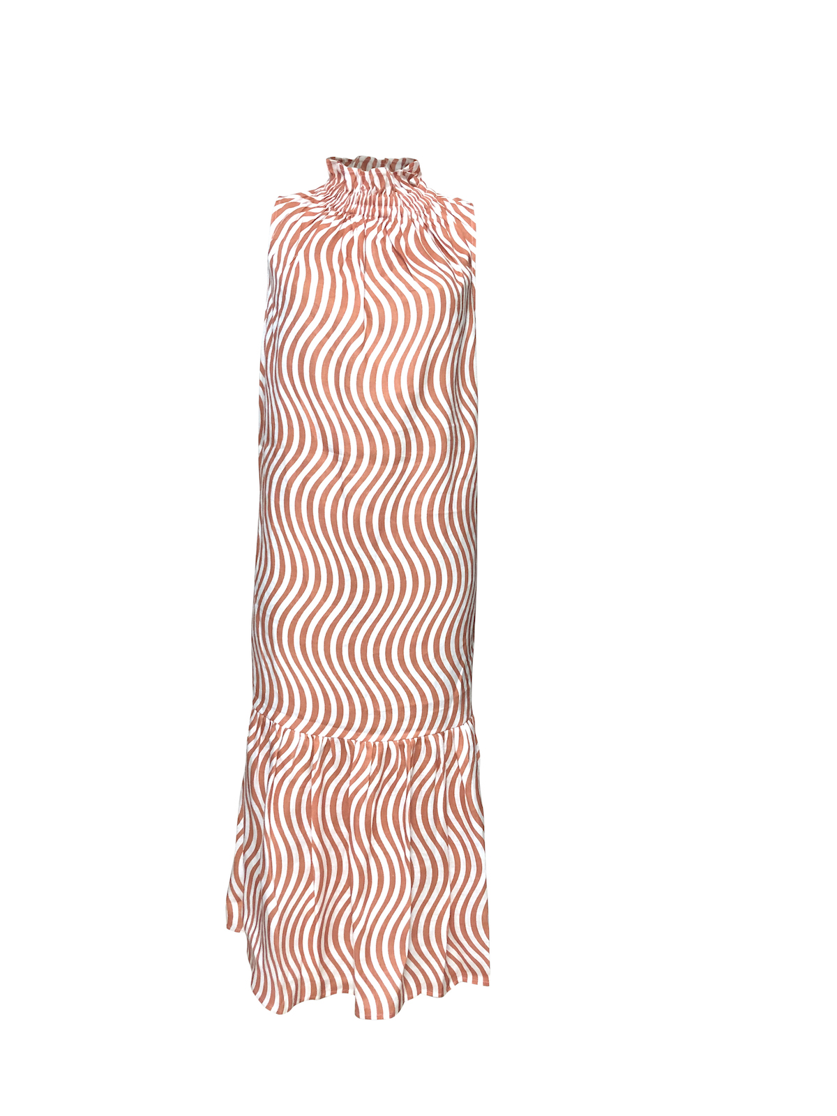Garland Maxi-Dress Terracotta Wave