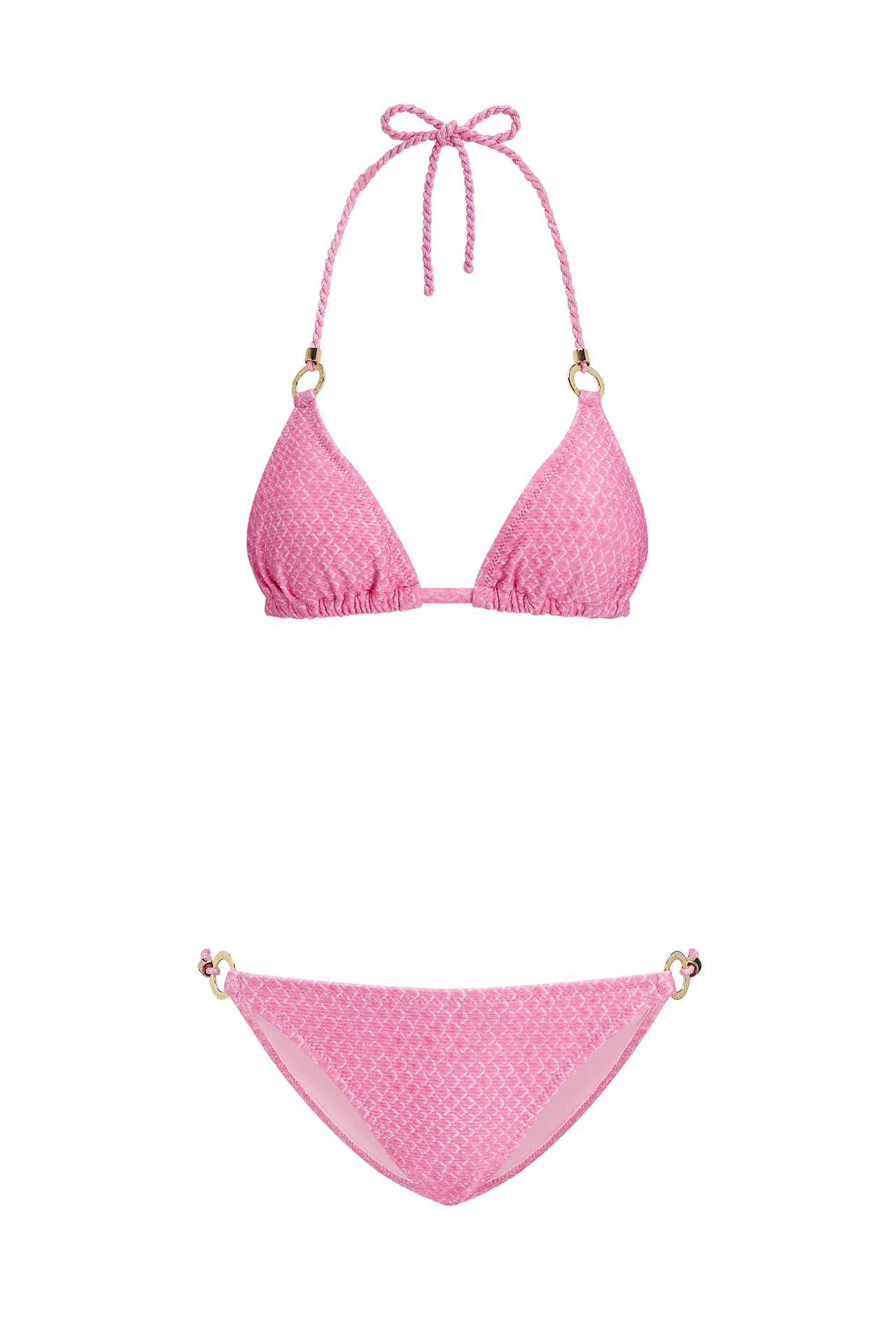 Ring Padded Triangle Bikini Pink