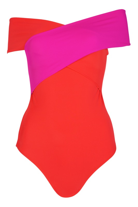 Zenia swimsuit red/fuchsia
