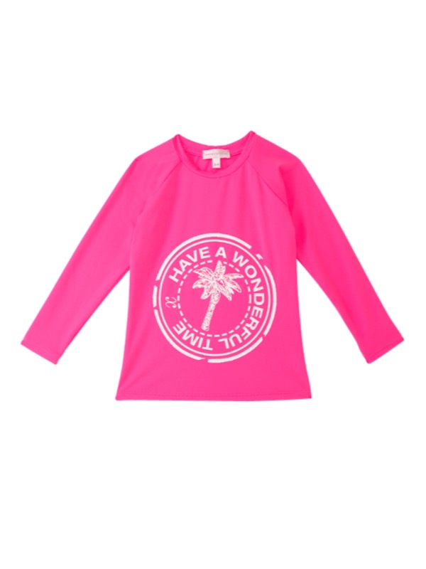Girls Clara Rash Vest Pink