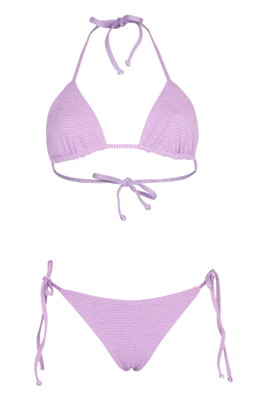 Lei Triangle Bikini Lavender