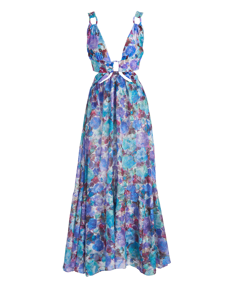 Blossom Cut-Out Maxi Dress
