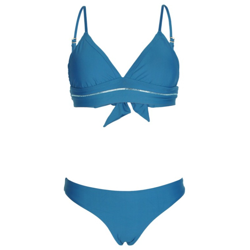 Island Blue Padded Triangle Bikini