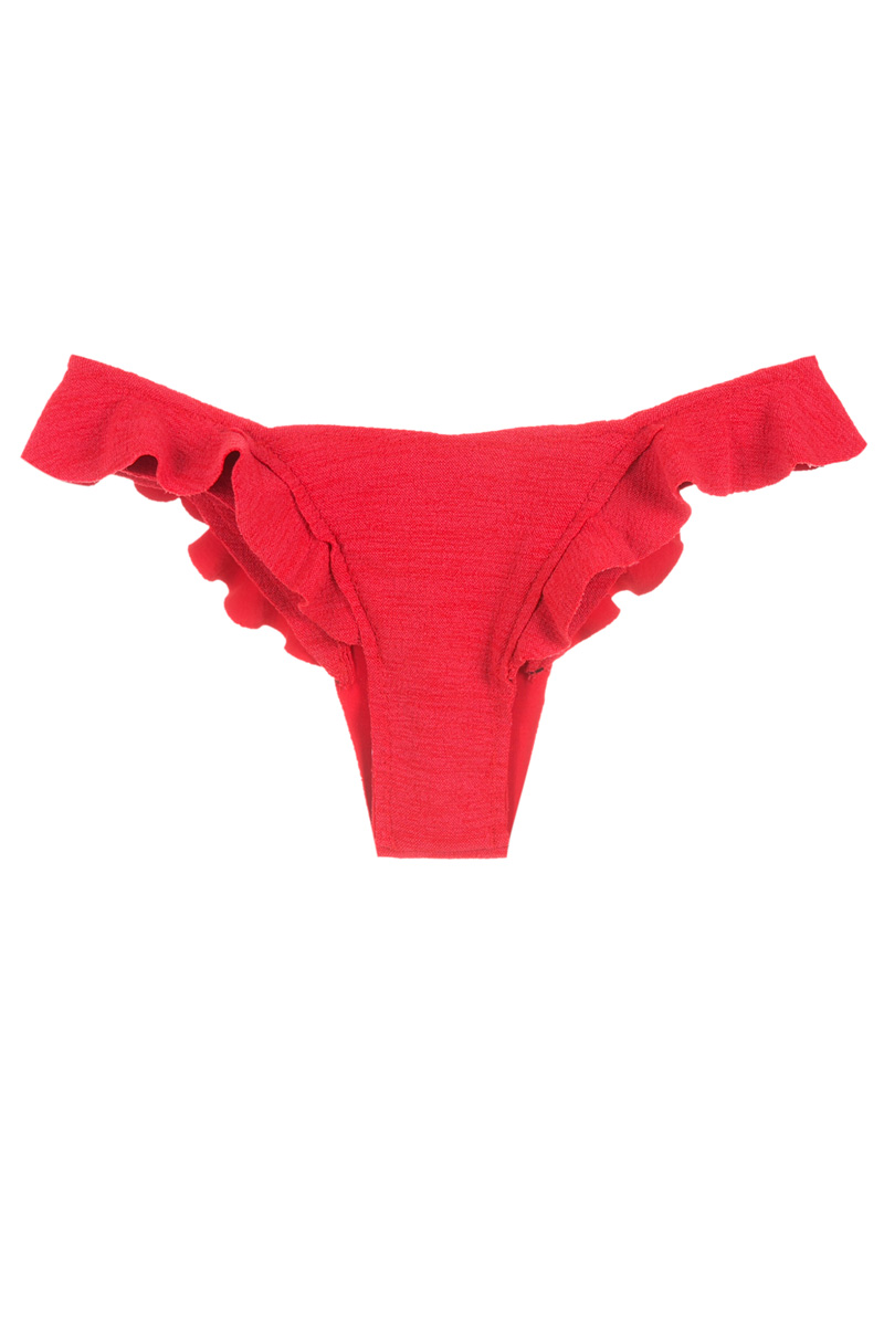 Hopi Padded Bandeau Bikini Red