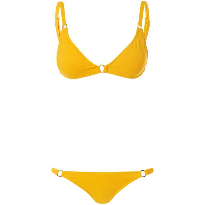 Montenegro Padded Triangle Bikini Yellow
