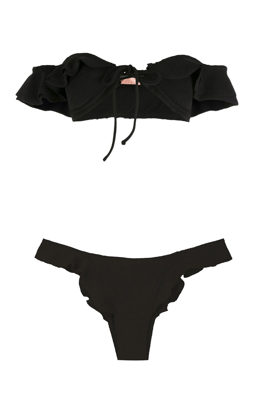 Hopi Padded Bandeau Bikini Black