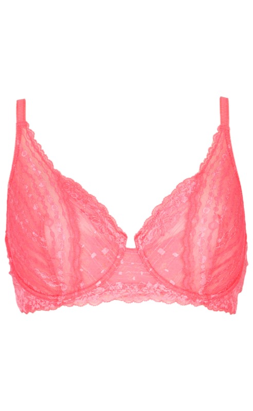 Must Non Padded Wired Bra Pink